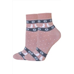 Женские укороченные махровые носки Брестские